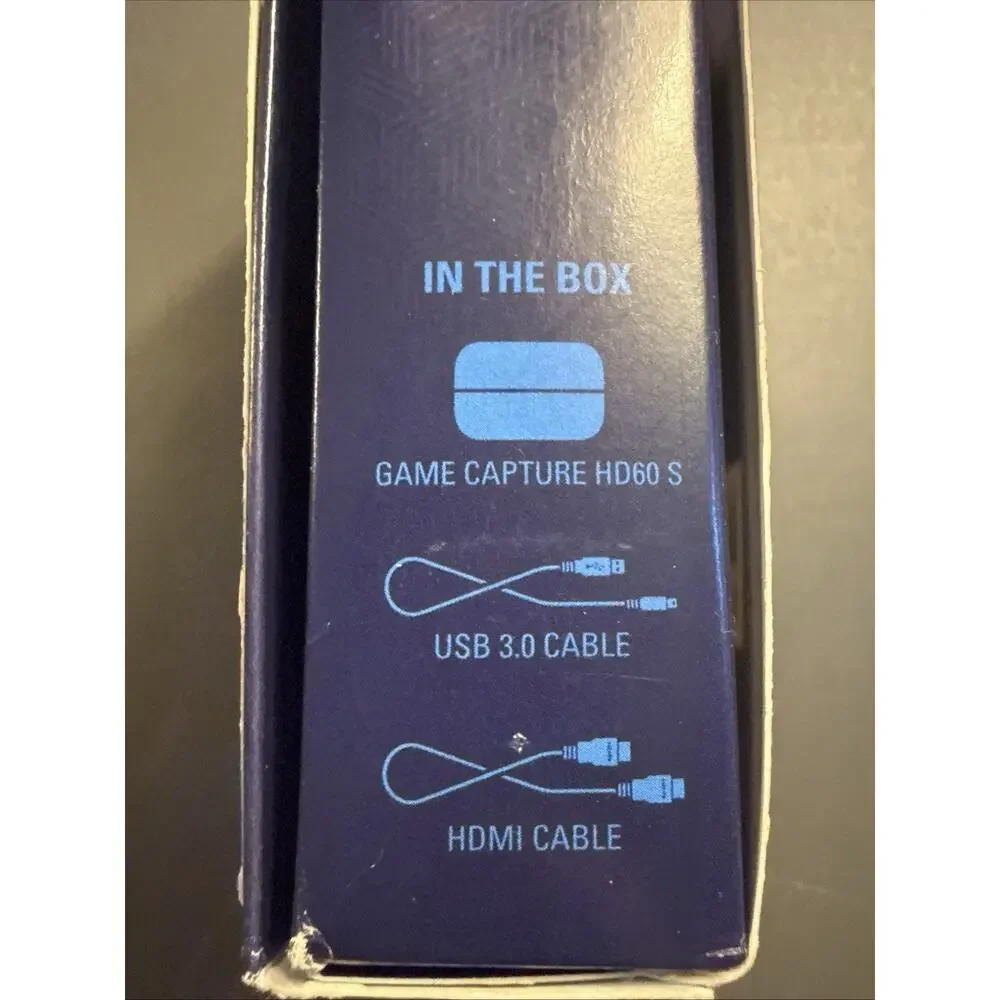 Elgato HD60 S High-Definition 1080P@60FPS, Power & HDMI Cable Included. Open Box